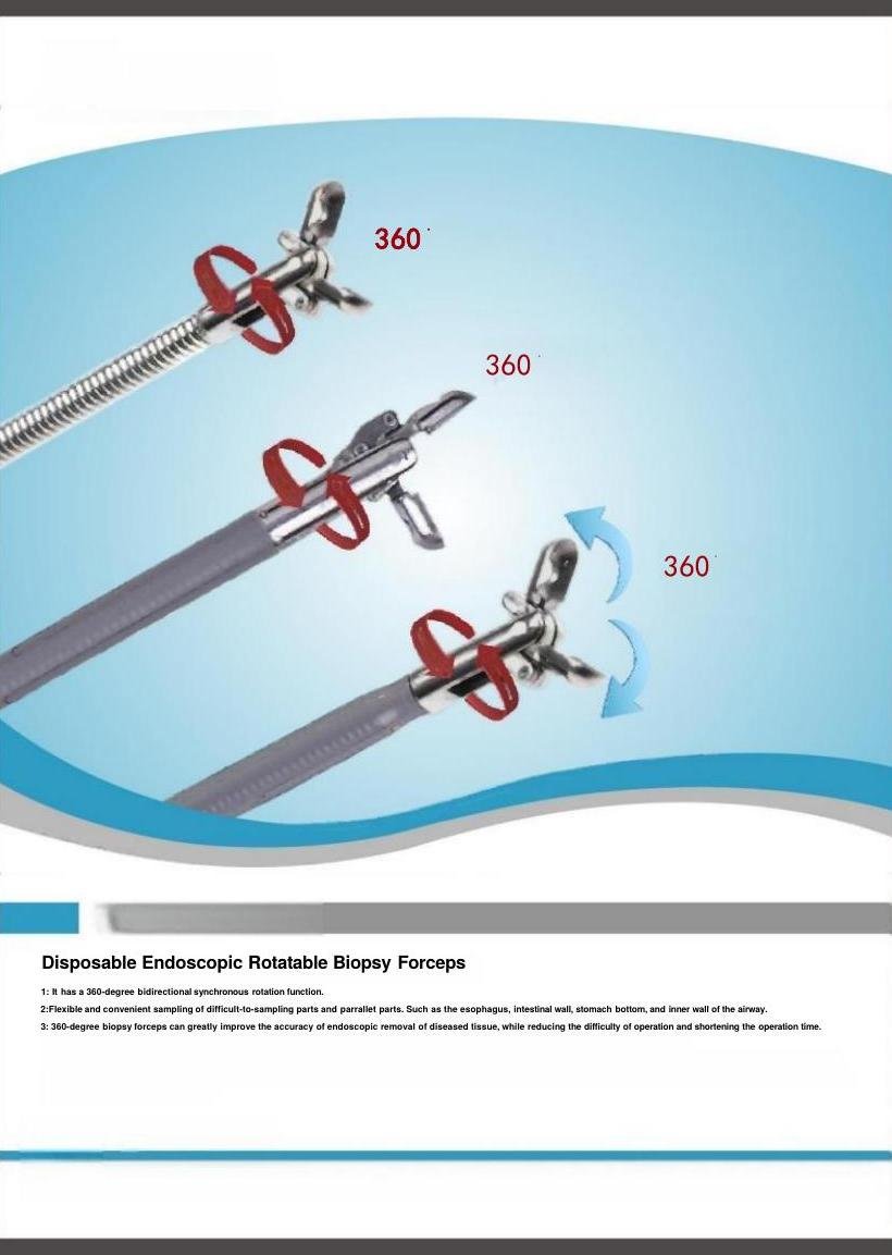 Forceps de Biopsie Rotativ 360° (Windmill)